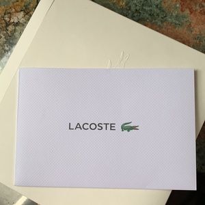 Lacoste envelopes